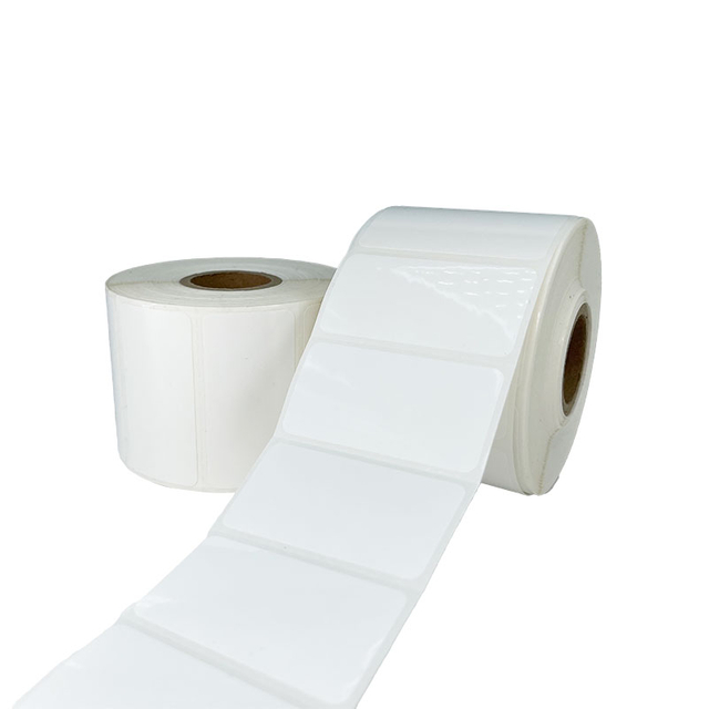 Premium White Glossy PET Label with Mirror-Like Surface