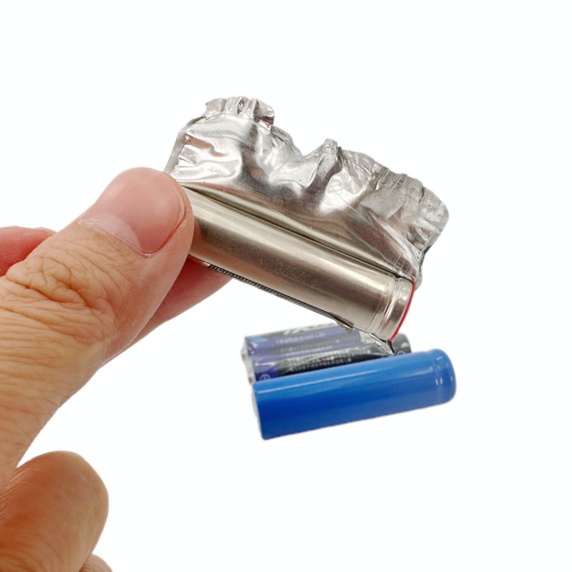 Professional OEM AAA Battery Label Solution - Silver Adhesive Stickers 