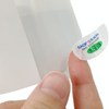 White Non-residue VOID PET Labels for Carton and Box Sealing