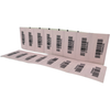 High-Temperature Red Ceramic Labels Heat-Resistant 500-600°C