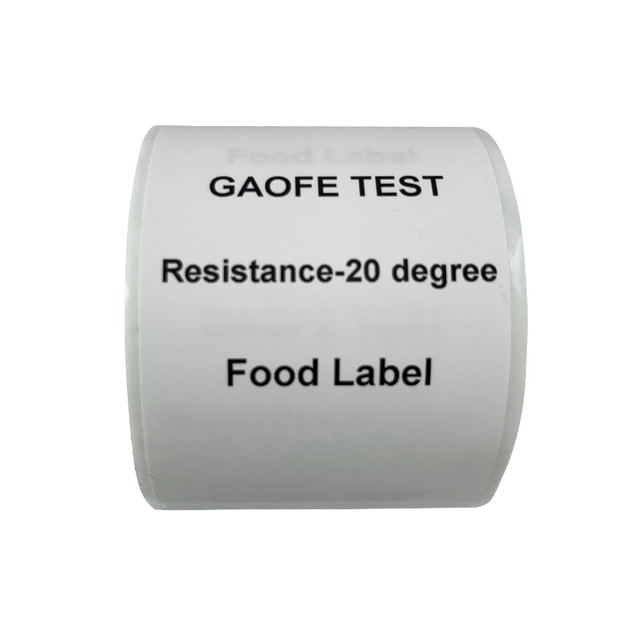 Frozen Food Package Label