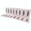 High-Temperature Red Ceramic Labels Heat-Resistant 500-600°C