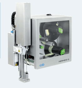 CAB HERMES Q Labeling System – Automated Labeling Solution for Production Lines