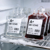 Synthetic Paper Cryogenic and Freezer Labels for -40&deg;C Blood Bank Blood Bag Identification 