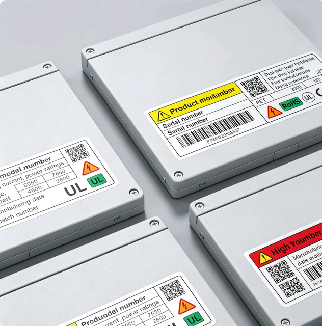 Этыкеткі ПЭТ-электрычнага абсталявання для каляровага кадавання бяспекі і ідэнтыфікацыі прадукту