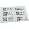 High-Temperature Wetslide Ceramic Barcode Decals Labels for Greenware