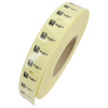 Transparent Polyester Barcode And QR Code Labels Premium Clarity