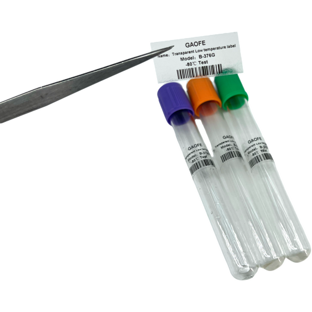 Transparent Polyester Serial Number Identification Labels for Durable Asset Tracking