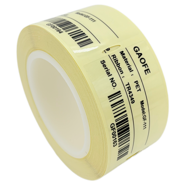 Transparent Polyester Electrical Equipment Labels Clear, Abrasion-Resistant Identification