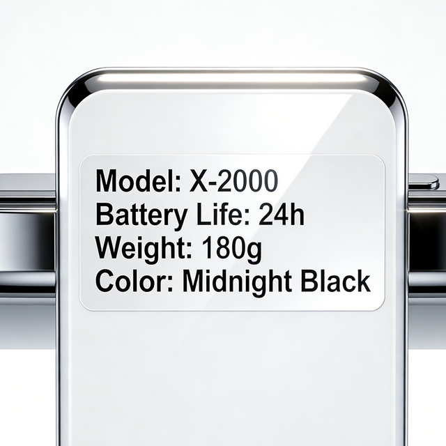 Label PET Perekat Kuat Tahan Suhu Tinggi untuk Suku Cadang Otomotif & Elektronik