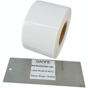 High-Temperature Coated Paper Label for Industrial Machinery