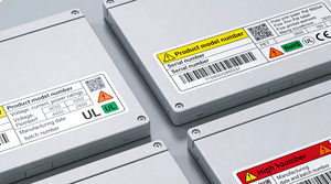 PET Electrical Equipment Labels for Color-Coded Safety and Product Identification