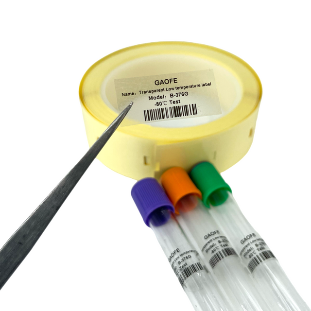 Transparent Polyester Serial Number Identification Labels for Durable Asset Tracking