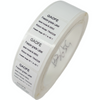 Low Temperature Synthetic Labels for Cold Storage Food Freezing