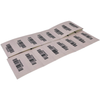High-Temperature Red Ceramic Labels Heat-Resistant 500-600°C