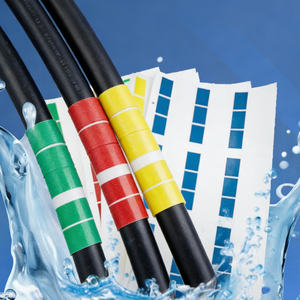 PVC Data Center and Server Labels for Cable Wrap-Around Identification